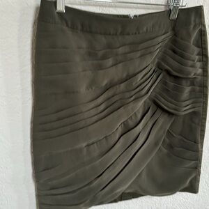Banana Republic Olive Green Mini Skirt